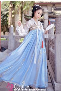 Hán Phục Chiết Ngực Kim Thanh