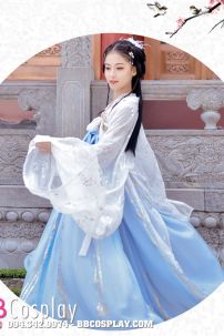 Hán Phục Chiết Ngực Kim Thanh