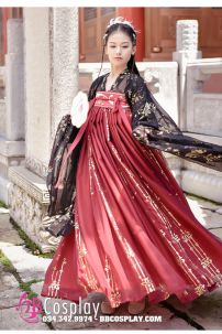 Hán Phục Hoàng Ngọc In Nhũ