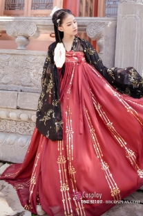 Hán Phục Hoàng Ngọc In Nhũ