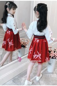 Hán Phục Cách Tân Bé Gái Vân Lưu 130