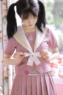 Váy Nữ Sinh Nhật Bản Hồng Đáng Yêu