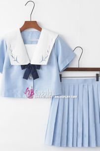 Bộ Đồng Phục Nữ Sinh Tone Xanh Pastel