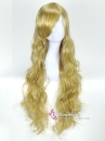 Tóc Giả Vàng Gold Xoăn Dài