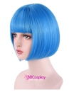 Tóc Giả Xanh Ngắn Búp Bế