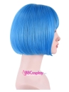 Tóc Giả Xanh Ngắn Búp Bế
