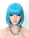 Tóc Giả Xanh Ngắn Búp Bế