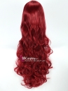 Tóc Giả Đỏ Rượu Xoăn Dài 60Cm