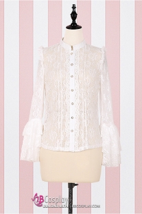Áo Lót Trong Lolita Trắng - Blouse Trắng Cho Lolita