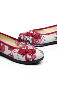 Giày Vải In Hoa