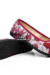 Giày Vải In Hoa