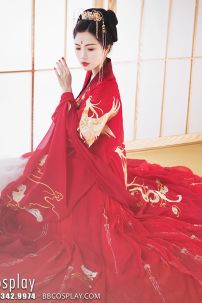 Thuê Hán Phục Kim Xích Điểu Mẫu Mới Thu Đông 2023