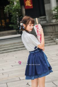 Mua Hán Phục Cách Tân Mèo Xanh