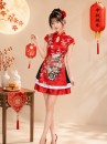Qiloli Đỏ Phi Cổ Giọt Có Tay