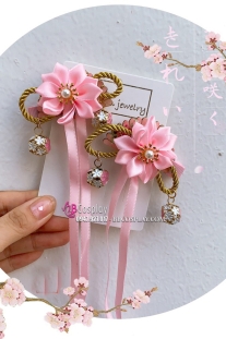 Kanzashi Hoa Anh Đào