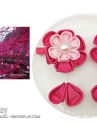 Kanzashi Hồng Cài Tóc Nhật Bản - Hoa Hồng