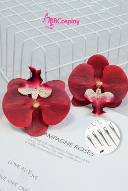 Cài Tóc Hoa Lan Dịu Dàng Bắt Trend