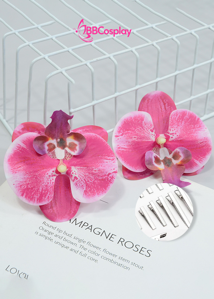 Cài Tóc Hoa Lan Dịu Dàng Bắt Trend