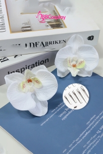 Cài Tóc Hoa Lan Dịu Dàng Bắt Trend