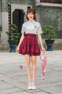 Hán Phục Cách Tân Mèo Đỏ