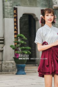 Hán Phục Cách Tân Mèo Đỏ