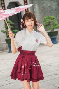 Hán Phục Cách Tân Mèo Đỏ