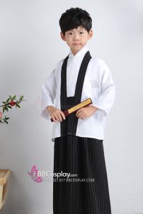 Kimono Bé Trai - Mẫu Trắng