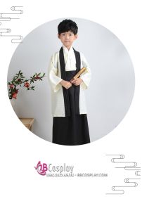 Kimono Bé Trai - Mẫu Trắng