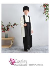 Kimono Bé Trai - Mẫu Trắng