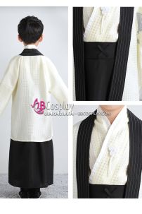 Kimono Bé Trai - Mẫu Trắng