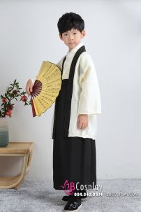Kimono Bé Trai - Mẫu Trắng