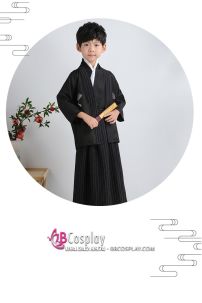 Kimono Bé Trai - Mẫu Đen