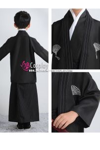 Kimono Bé Trai - Mẫu Đen