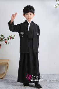 Kimono Bé Trai - Mẫu Đen