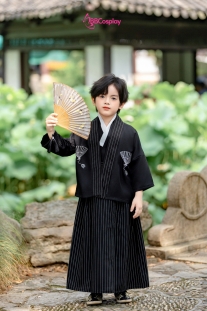 Kimono Bé Trai - Mẫu Đen