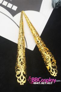 Móng Tay Cổ Trang Màu Vàng - Hộ Giáp - Hộ Chỉ