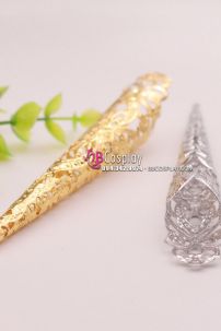 Móng Tay Cổ Trang Màu Vàng - Hộ Giáp - Hộ Chỉ