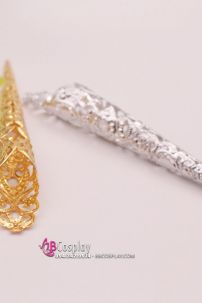 Móng Tay Cổ Trang Màu Vàng - Hộ Giáp - Hộ Chỉ