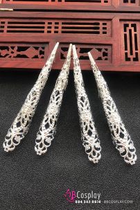 Móng Tay Cổ Trang Màu Vàng - Hộ Giáp - Hộ Chỉ