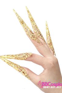 Móng Tay Cổ Trang Màu Vàng - Hộ Giáp - Hộ Chỉ