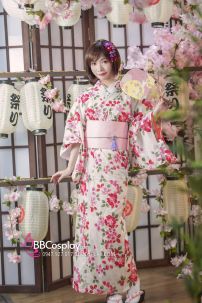 Yukata Hoa Nhật 2023 Vải Nhật