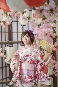Yukata Hoa Nhật 2023 Vải Nhật