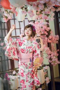 Yukata Hoa Nhật 2023 Vải Nhật
