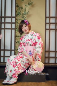 Yukata Hoa Nhật 2023 Vải Nhật