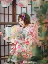 Yukata Hoa Nhật 2023 Vải Nhật