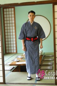 Yukata Nam Nhật Bản Trà Đạo