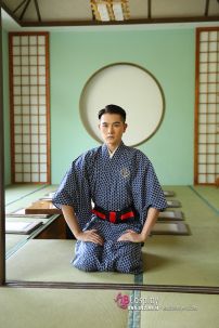 Yukata Nam Nhật Bản Trà Đạo