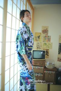 Nagagi Hoạ Tiết Xanh Sóng Biển