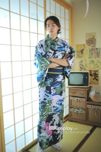 Nagagi Hoạ Tiết Xanh Sóng Biển