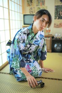 Nagagi Hoạ Tiết Xanh Sóng Biển